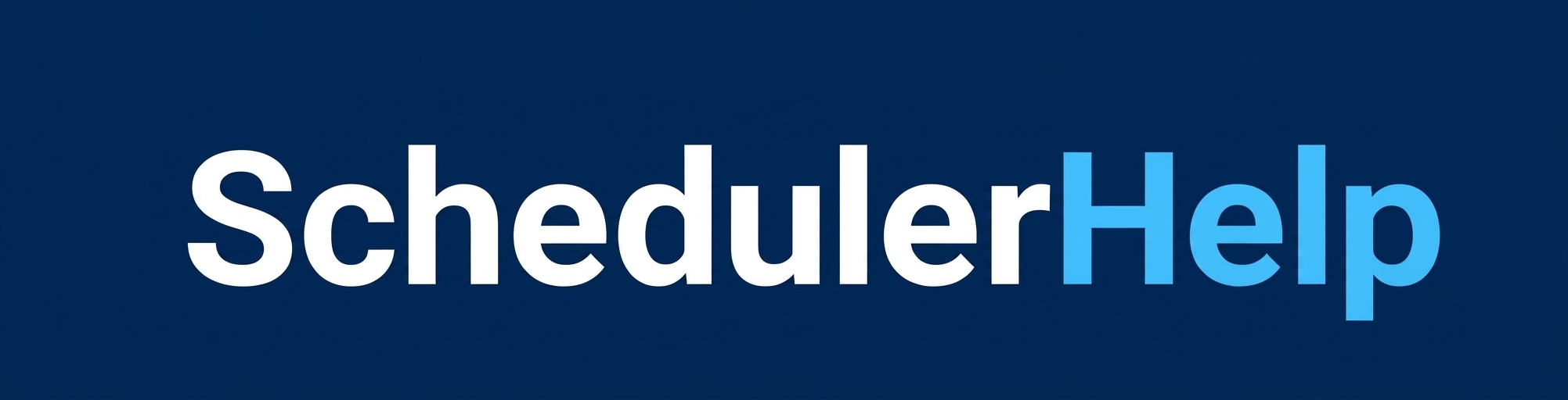 SchedulerHelp Logo